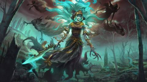 Banshee Queen Cliodhna Available Now in Spooky Smite Update - Arcade News