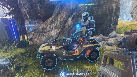 Halo Infinite’s Warthog is a little buggy