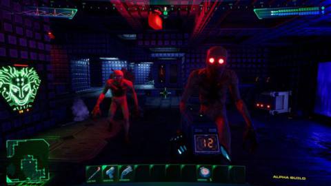 zombie looking creatures attacking the player in System Shock