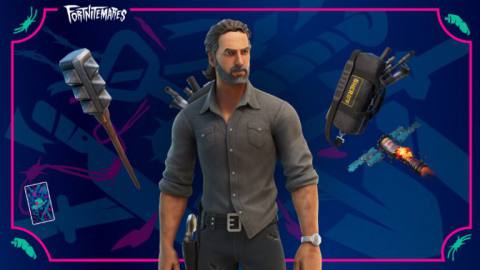 Rick Grimes From The Walking Dead Joins Fortnite, Daryl And Michonne ...