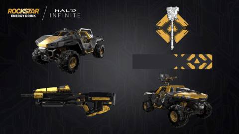 Xbox and Rockstar Energy Drink Unveil Artist-Series Cans Inspired by Halo Infinite