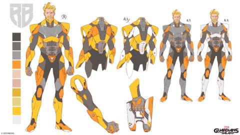 Creating the new and classic outfits of Marvel’s Guardians of the Galaxy