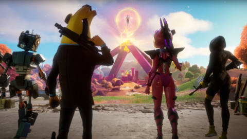 Fortnite characters in the Chapter 2 finale teaser trailer