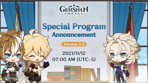 Genshin Impact 2.3 livestream – when and where to watch the version 2