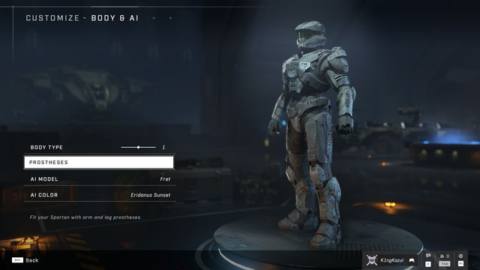 Halo Infinite multiplayer lets you choose body type and voice — not gender