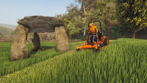 Lawn Mowing Simulator’s new expansion gets medieval on your grass