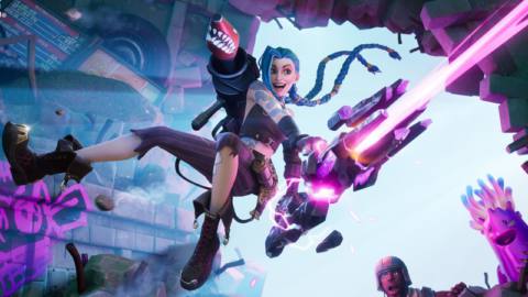 League Of Legends Champion Jinx Added To Fortnite