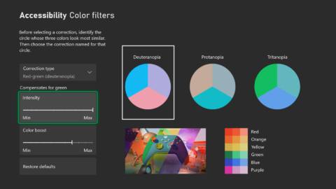 November Xbox Update: Color Filters, Audio Settings, Accessibility Feature Tags, and More