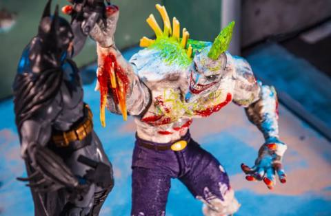 Batman: Arkham Asylum’s Titan Joker Is Transforming Into A McFarlane Toys Action Figure