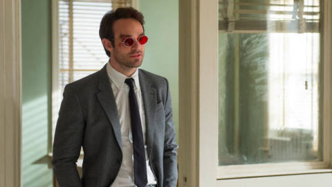 Charlie Cox as Matt Murdock in the second season of Daredevil