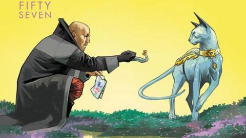 Exclusive: Lying Cat returns on the cover of Saga #57