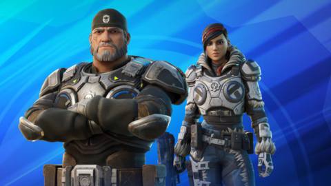 Gears of War heroes Marcus Fenix and Kait Diaz come to Fortnite today
