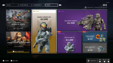 Halo Infinite: Here’s What Is In The Shop This Week