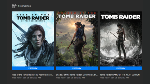 The Tomb Raider Trilogy Is Free On The Epic Games Store
