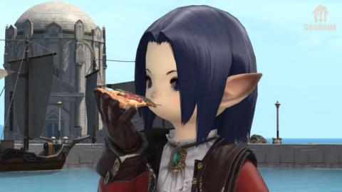 Yes, You Can Get An ‘Eat Pizza’ Emote In Final Fantasy XIV