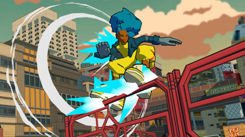 New Bomb Rush Cyberfunk teaser shows BMXing for the first time