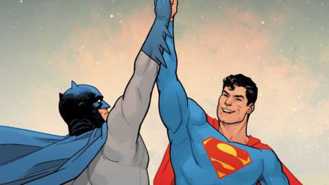 Read five villain-packed pages of Mark Waid and Dan Mora’s Batman/Superman teamup comic