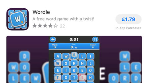 Rip-off Wordle clones with ads and purchases hit app stores