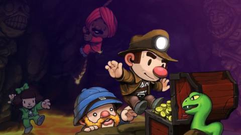 screen image from Spelunky video game