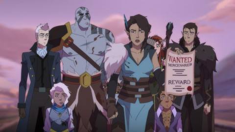 The main cast of the animated series The Legend of Vox Machina