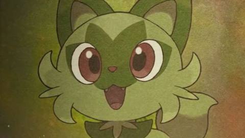 Pokémon Scarlet and Violet - Sprigatito, a little green cat