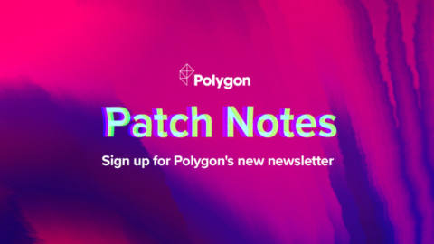 Graphic with purple background and “Patch Notes” written in glitchy text