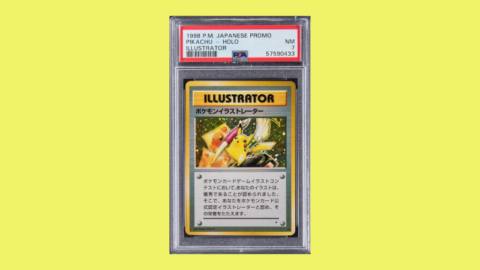 Pokemon Illustrator Pikachu Card Rare $900,000 Auction Record-Breaking