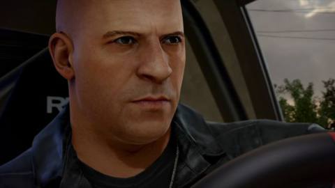 Dominic Toretto behind the wheel in Fast &amp; Furious Crossroads