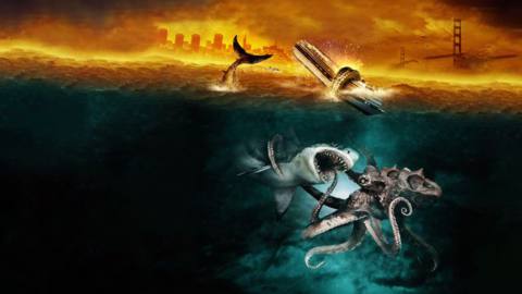 Poster without text for Mega Shark vs. Giant Octopus