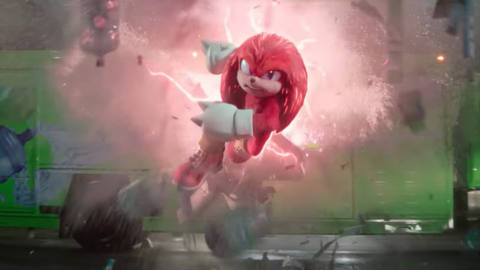 Knuckles from Sonic The Hedgehog 2