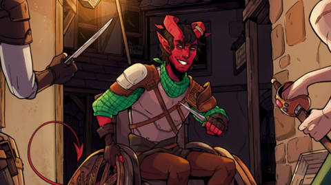 Putting wheelchairs in D&D, and seeing Witcher Geralt’s disability