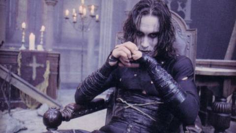 Brandon Lee as Eric Draven in “The Crow”