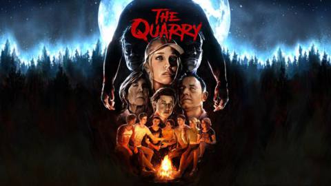 Key art for The Quarry, featuring the cast and logo