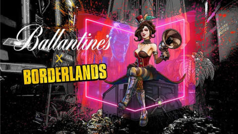 Borderlands and booze partner for an official Mad Moxxi Ballantine’s Whiskey