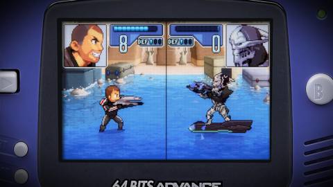 Mass Effect and Advance Wars demake mash-up looks adorable