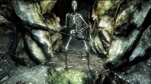 Skyrim’s skeletons are basically grumpy cavemen
