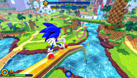 Sonic The Hedgehog Runs Amok In Roblox In A Partnership Between Sega And Gamefam