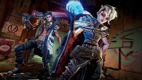 An image of the two main villains from Borderlands 3