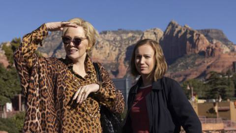 Deborah and Ava stand in the desert in the second season of HBO Max’s Hacks.