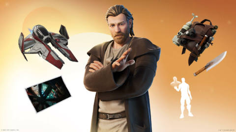 Obi-Wan Kenobi is now in Fortnite, although you can’t use his lightsaber