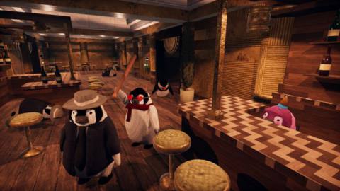 Penguins get violent in this heist game