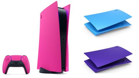 PlayStation 5 covers will soon come in pink, purple, and blue
