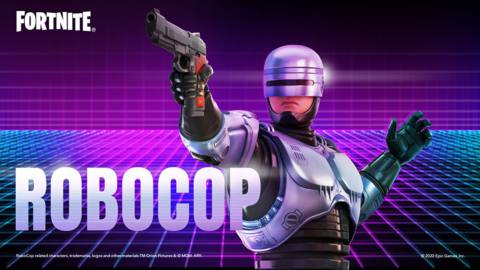 Robocop is now available in Fortnite