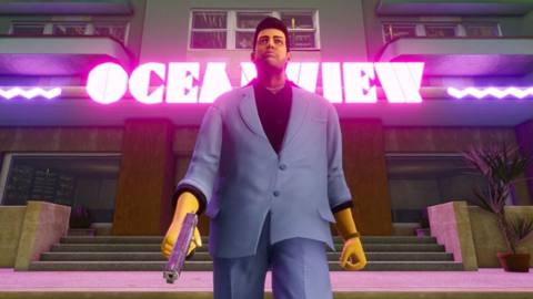 Deleted GTA Vice City mission cast Tommy Vercetti in a movie