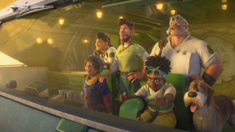 Disney’s new animated movie follows a dysfunctional family of space explorers