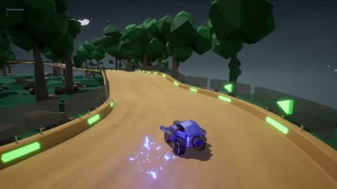 Mario Kart, Hot Wheels and procedural tracks collide in this high-octane Unreal Engine 5 project