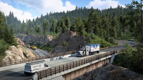 Watch a 30-minute drive through American Truck Simulator’s gorgeous Montana expansion