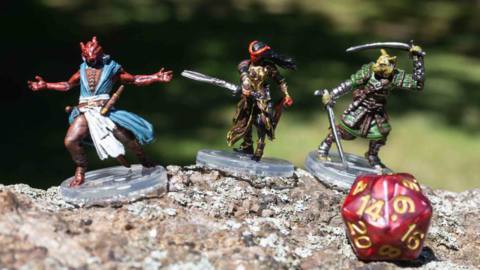 D&D: Onslaught is both a pricey collectible and a miniatures skirmish game