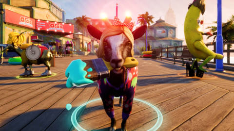 Goat Simulator 3 gameplay reveal shows off the herd wreaking havoc