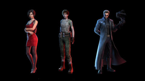 Dead by Daylight - Rebecca Chambers, Ada Wong, and Albert Wesker from the Resident Evil franchise